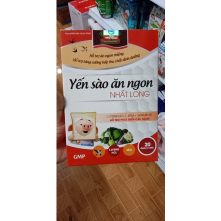 Yến Sào ăn ngon Nhất Long Hộp 20 ống