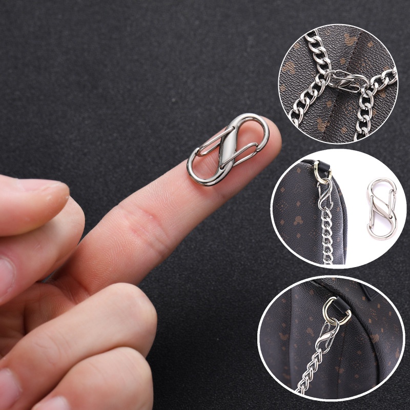 Set 5 Móc Khóa Hình Số 8 Bằng Kim Loại