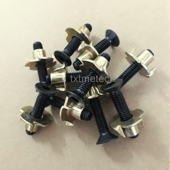 Ốc lục giác chìm đầu bằng kèm tán chấu M6