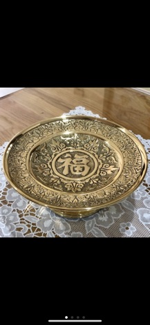 Dĩa đồng 20cm Vĩnh tiến