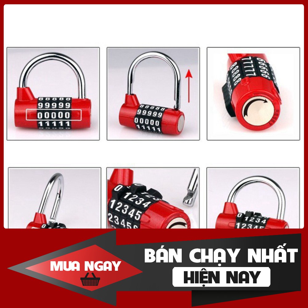 [FREESHIP] Ổ KHÓA 5 SỐ TIỆN DỤNG - Hàng chất lượng, cam kết giá tốt nhất miền nam