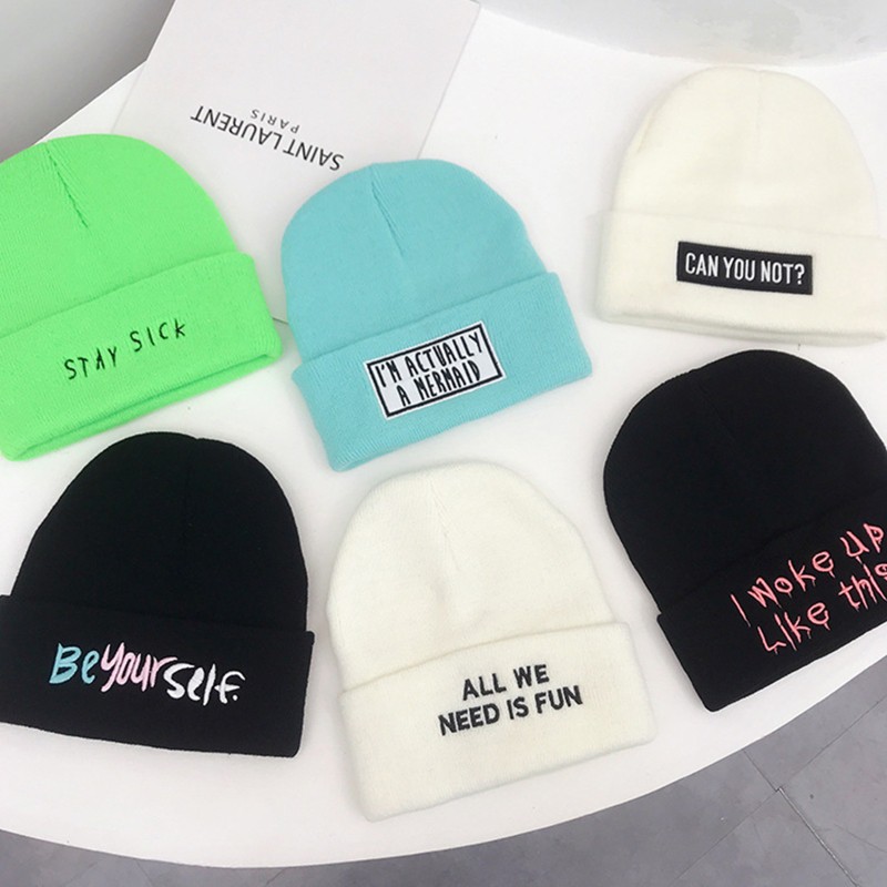 Mũ Len Trùm Đầu Cá Tính Phong Cách Hip Hop