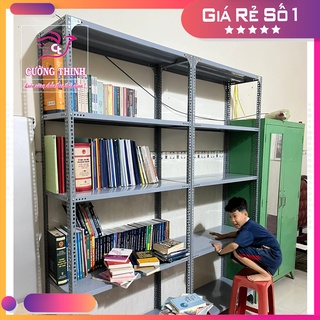 Kệ sắt v lỗ đa năng 4-5 tầng. cao1,5m x dài 1m x rộng 30cm, kệ lắp ghép đa năng