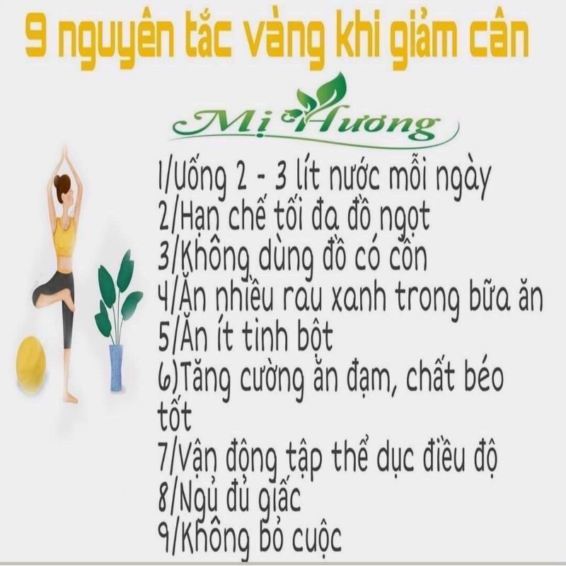 Bột giảm mỡ bụng Mị Hương