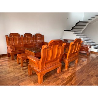 bộ ghế âu á gỗ gõ đỏ