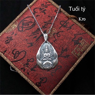 Dây chuyền phật bản mệnh bạc Thái