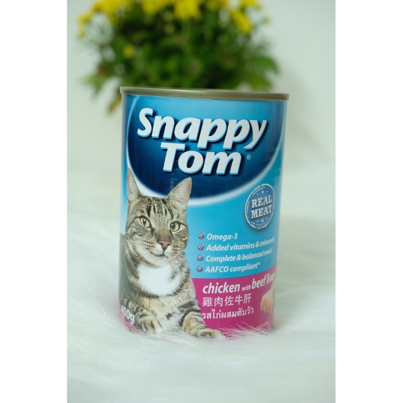 Pate Snappy Tom 400gr cho mèo