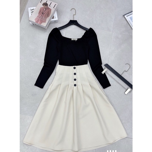 Sét áo kèm chân váy