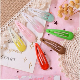 Kẹp tóc hình giọt nước set 6c