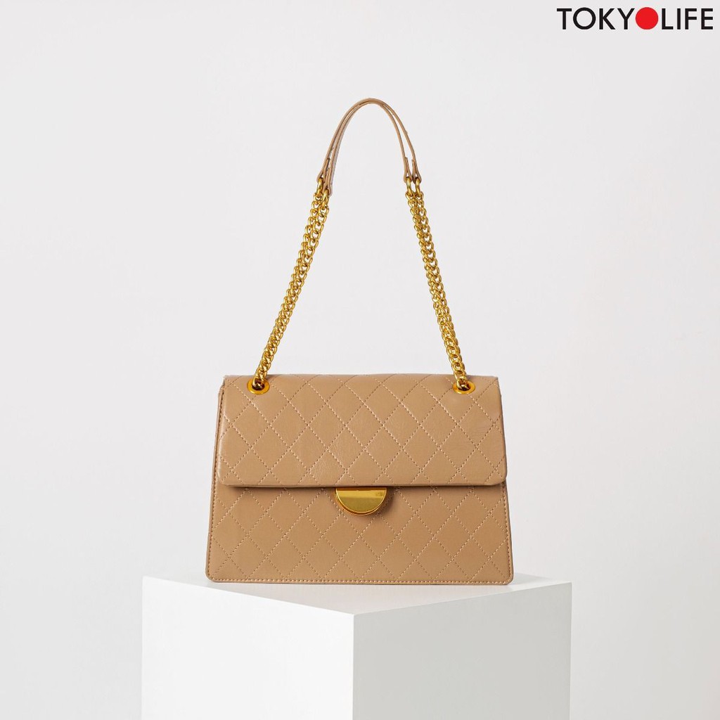 Túi xách nữ đẹp đeo chéo nữ thời trang công sở cao cấp da PU TOKYOLIFE E9BAG205I