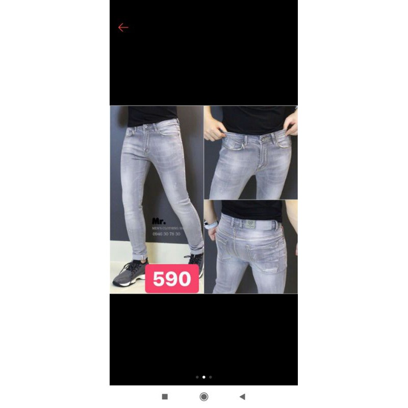 Quần jean nam style Hàn Quốc giá sỉ bán buôn CHI078