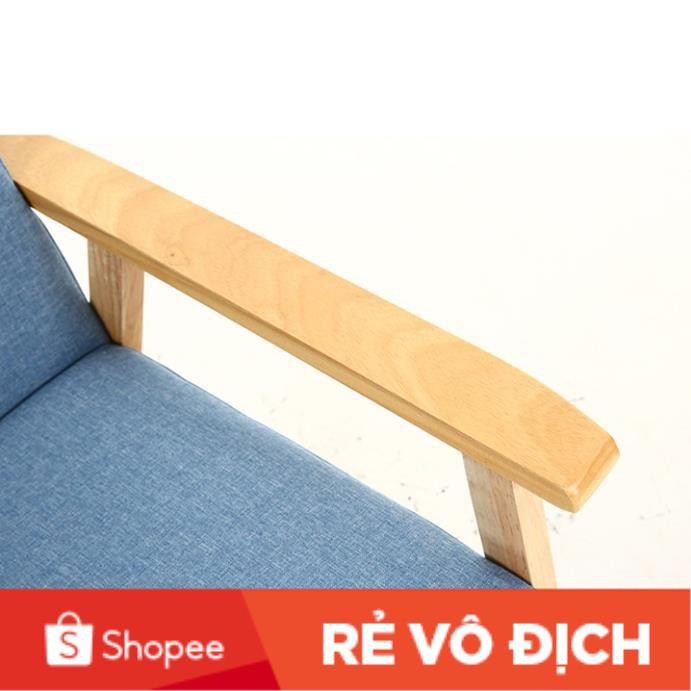 Ghế Sofa đôi đơn giản khung gỗ GSF001