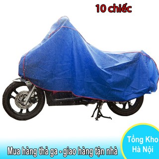 sỉ 10 bạt phủ xe máy che mưa nắng nhiều màu loại tốt