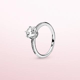 Nhẫn Xi Mạ Bạc 925 Đính Đá Lấp Lánh 198289cz