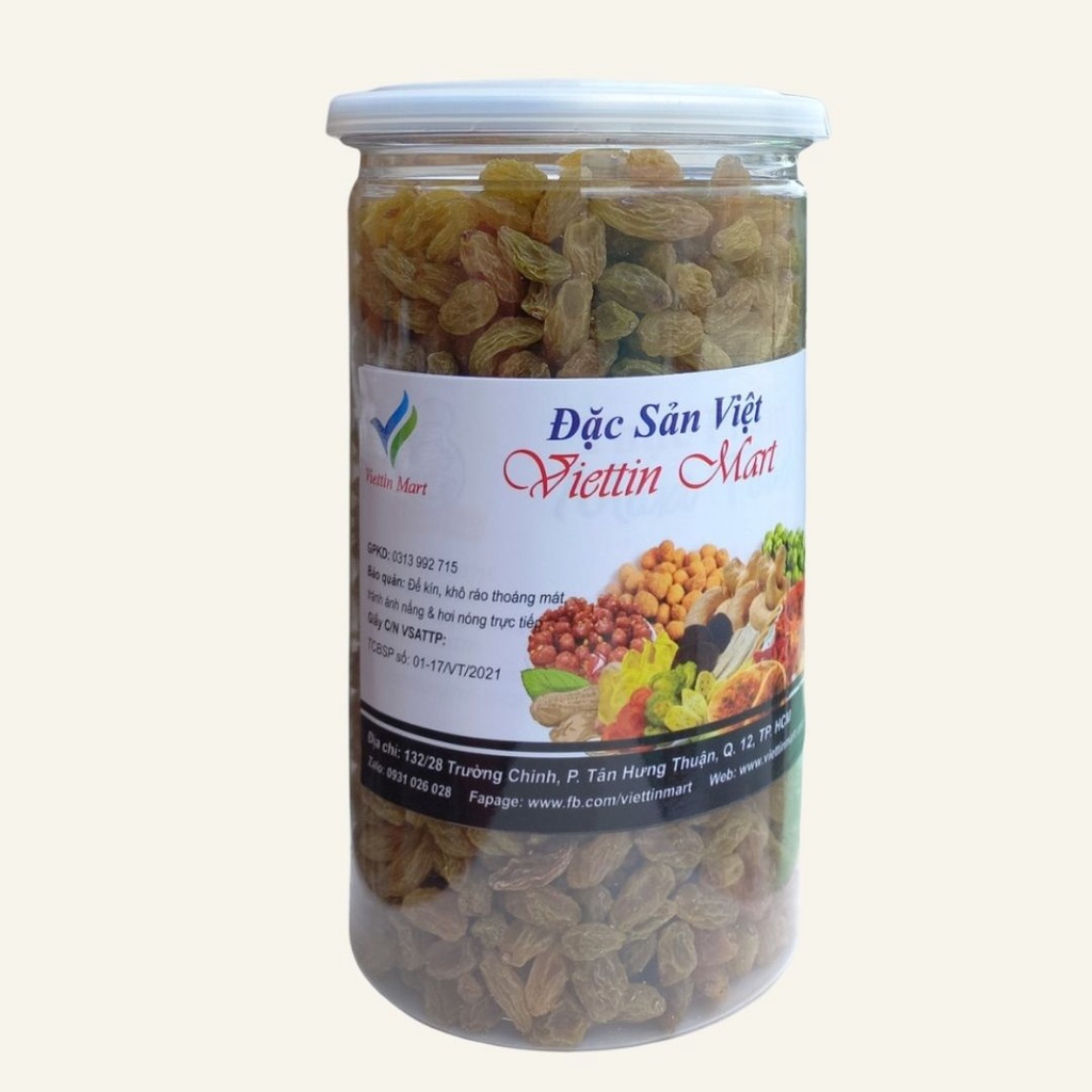 Nho Sấy Khô Bình Thuận Viettin Mart 500G