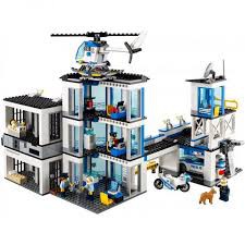 Lắp ráp xếp hình Lego Cities 60141 02020 Bela 10660: Trụ sở cảnh sát thành phố 936 mảnh