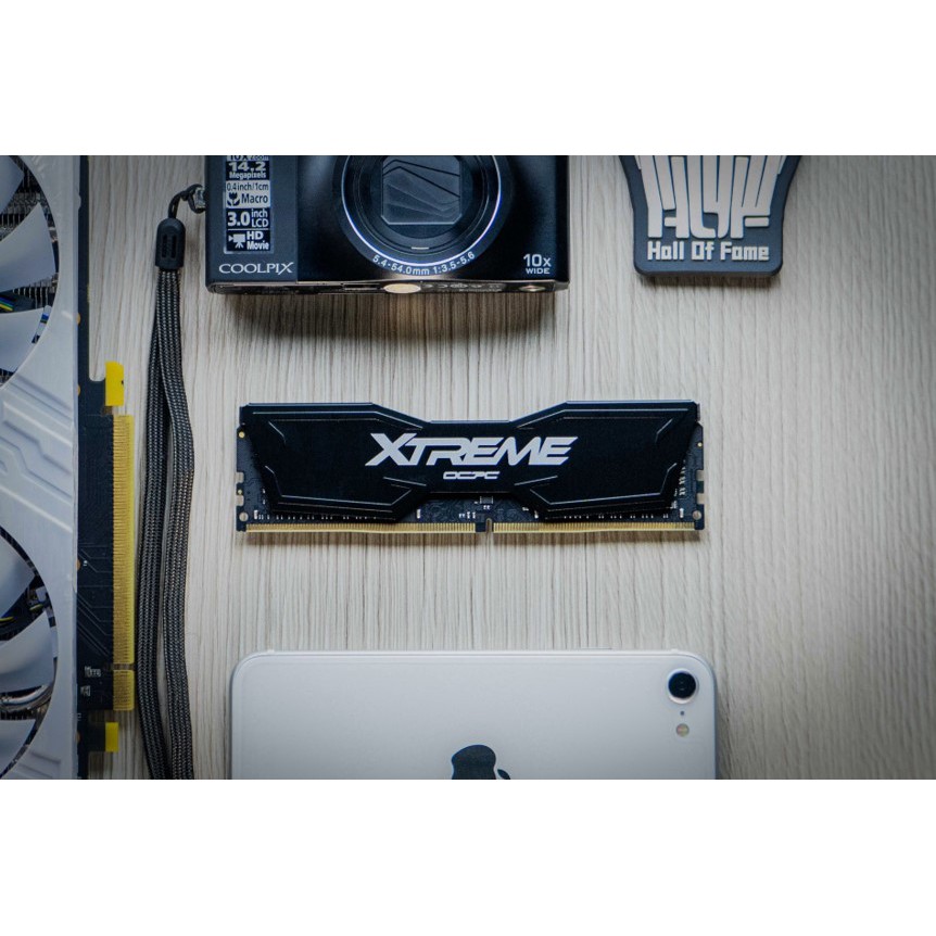 Ram OCPC  DRR4 Xtreme 3200 C16 16GB 8GB*2 Black, bảo hành chính hãng 36 tháng