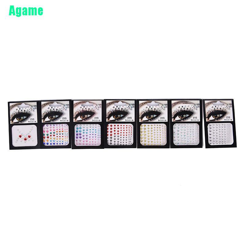 (hàng Mới Về) Nhãn Dán Trang Điểm Mắt Đính Đá Lấp Lánh | BigBuy360 - bigbuy360.vn