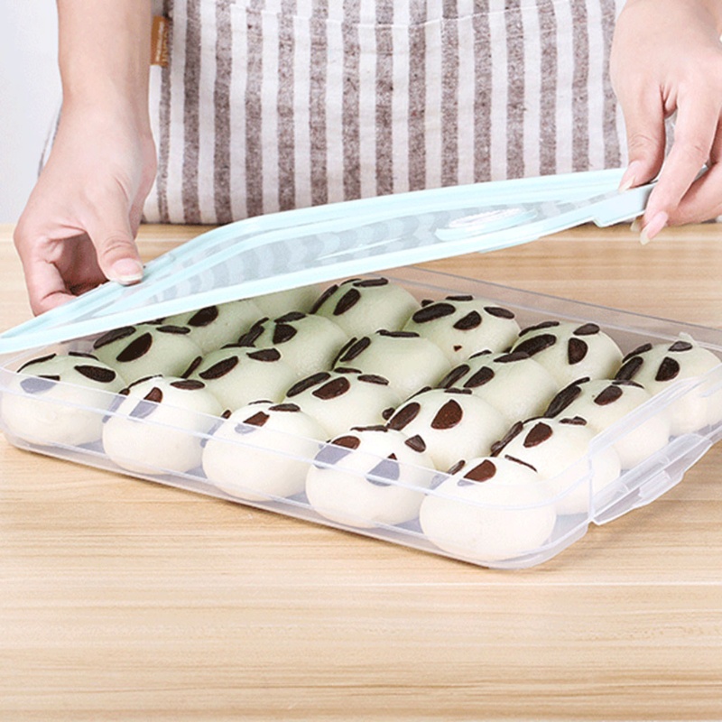 Hộp Đựng Thực Phẩm Bằng Nhựa Có Nắp Đậy Tiện Dụng Cho Tủ Lạnh