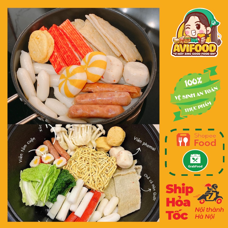 DATE MỚI [CHỈ SHIP NỘI THÀNH HÀ NỘI] Set lẩu Tokbokki Loại 1 NHIỀU TOPPING Siêu Ngon Ngày Lạnh - Avifood Đồ ăn hot trend | BigBuy360 - bigbuy360.vn