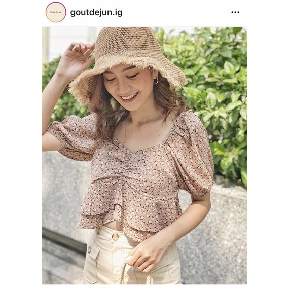 Áo hoa nhí Goutdejun