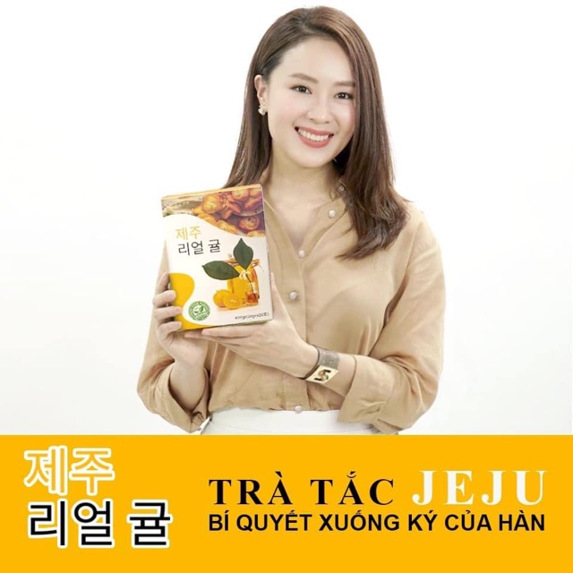 Trà tắc JEJU bí quyết xuống ký của Hàn Quốc