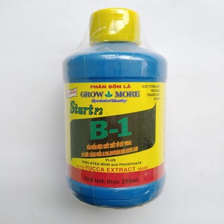 Chai 235ml - Chế phẩm Vitamin B1 Growmore chuyên dùng cho Lan và cây kiểng