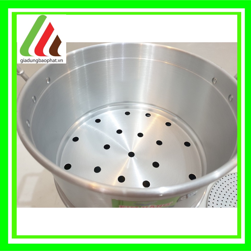 Nồi/chõ/xửng hấp hông xôi nhôm xi size 20 24 26 28 30 34 36 40 44 Kim Hằng Chính hãng