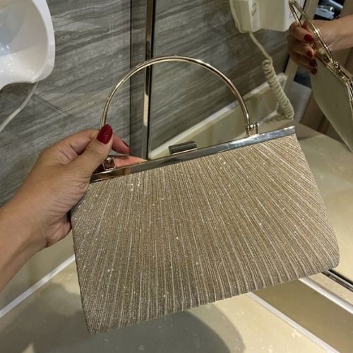 Clutch Túi Xách Nữ Đi Dự Tiệc Đẹp , Túi Ví Cầm Tay Nữ Đeo Chéo Kim Sa Lấp Lánh Sang Chảnh Cao Cấp - LISA