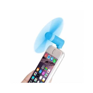 Quạt 2 cánh cắm điện thoai chân Type C-Micro USB-iphone