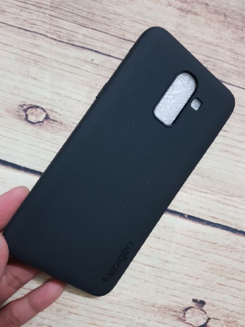 Ốp lưng Samsung A6 Plus dẻo TPU nhám chống vân tay cao cấp