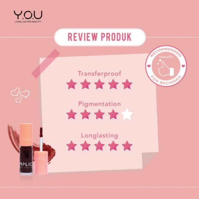 (hàng Mới Về) Son Tint Y.o.u The Love You Tint - You | BigBuy360 - bigbuy360.vn