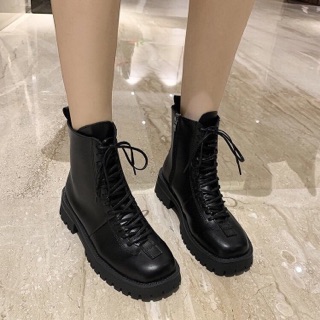 Boot Nữ 👢Freeship👢 Giày bốt nhiều dây full box