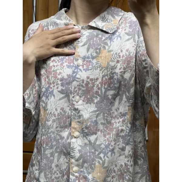 Áo sơ mi hoa vintage Nhật | A46
