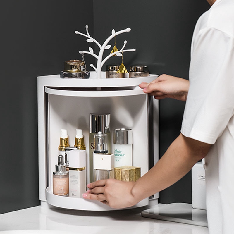 giá để đồ dùng phòng tắm gắn góc tường