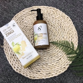 Sam Natural Sữa tắm gừng bưởi Zingi
