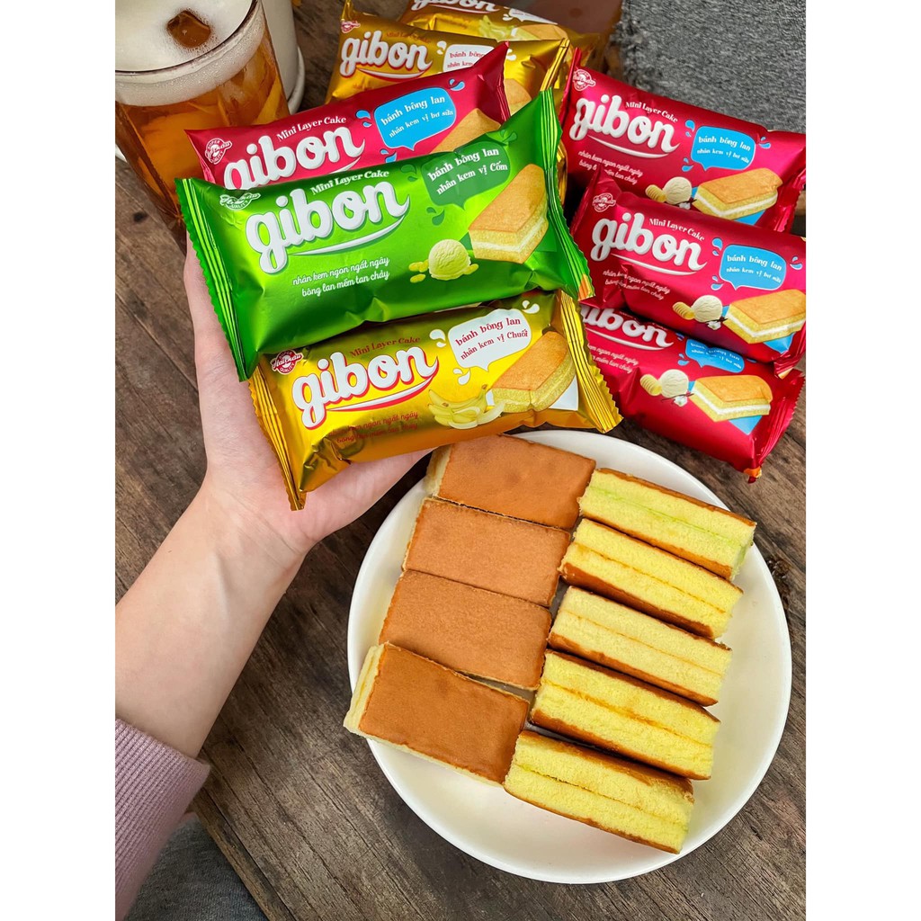 01 hộp Bánh Layer cake Gibon  360g