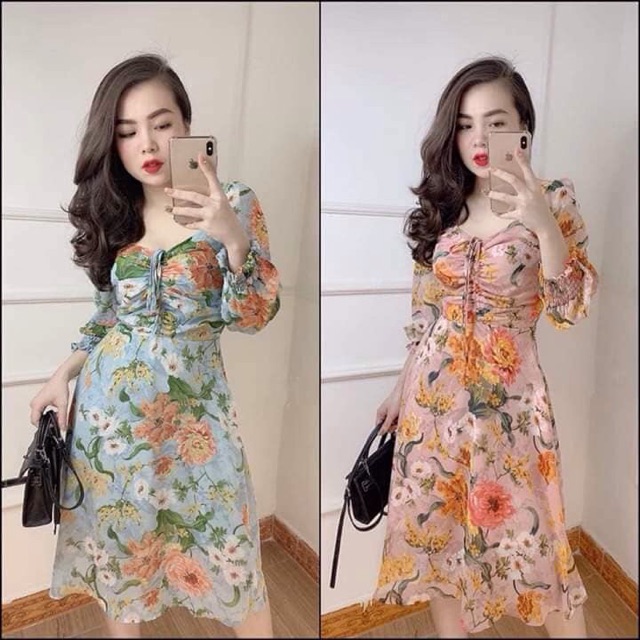 Váy hoa xuân