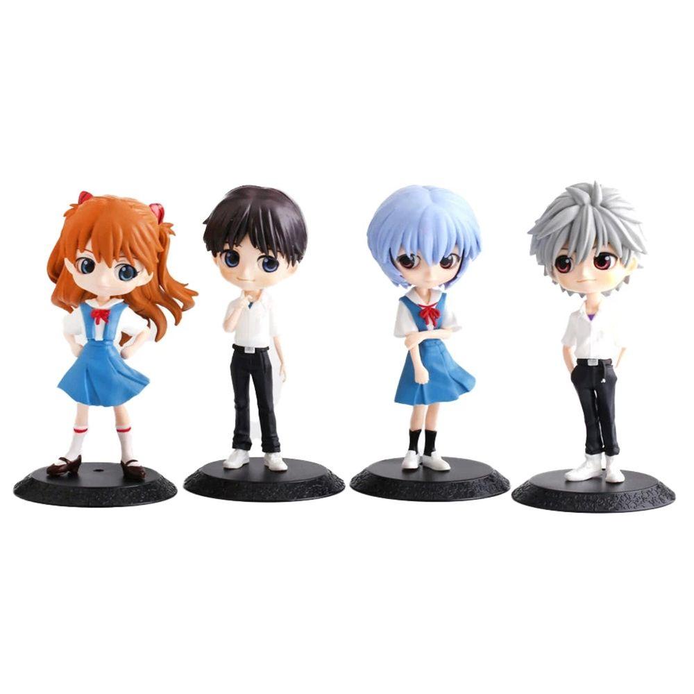 Set 4 Mô Hình Nhân Vật Hoạt Hình Kaworu Nagisa Ikari Shinji