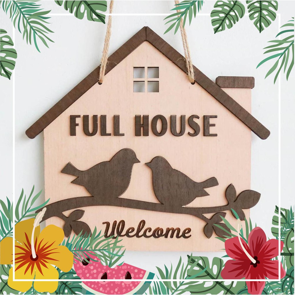 Bảng gỗ Full house nhiều mẫu Siêu dễ thương