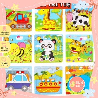Tranh ghép hình 9 mảnh cho bé