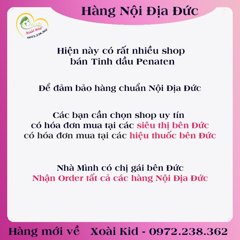 Bộ sữa tắm gôi, kem dưỡng da, tinh dầu tràm tắm, kem hăm, tinh dầu masage Penaten của Đức cho bé