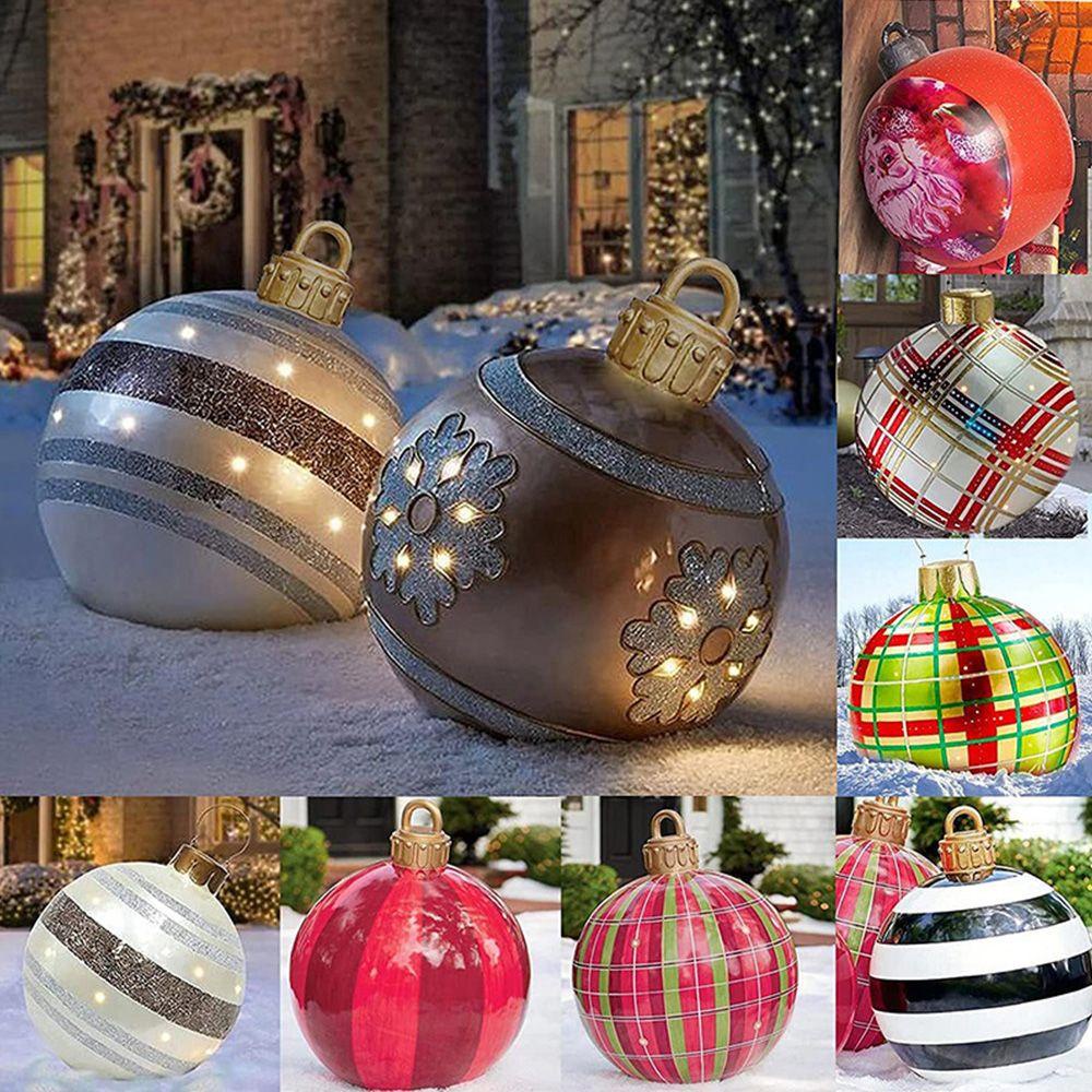 Trái Châu Bằng PVC 1 60cm Trang Trí Giáng Sinh Năm Mới