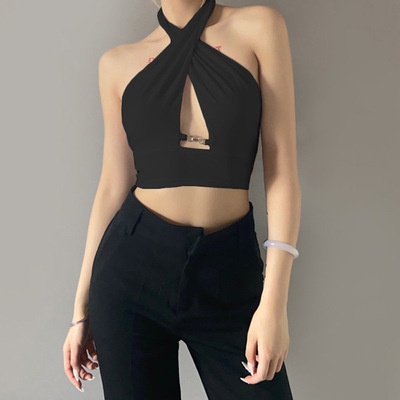 Áo lửng đan dây hở lưng quyến rũ dành cho nữ
