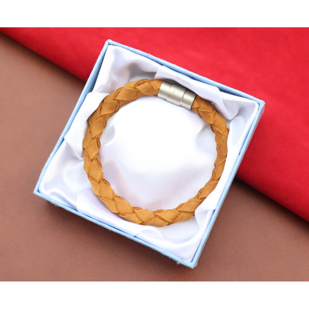 Vòng đeo tay handmade da thật