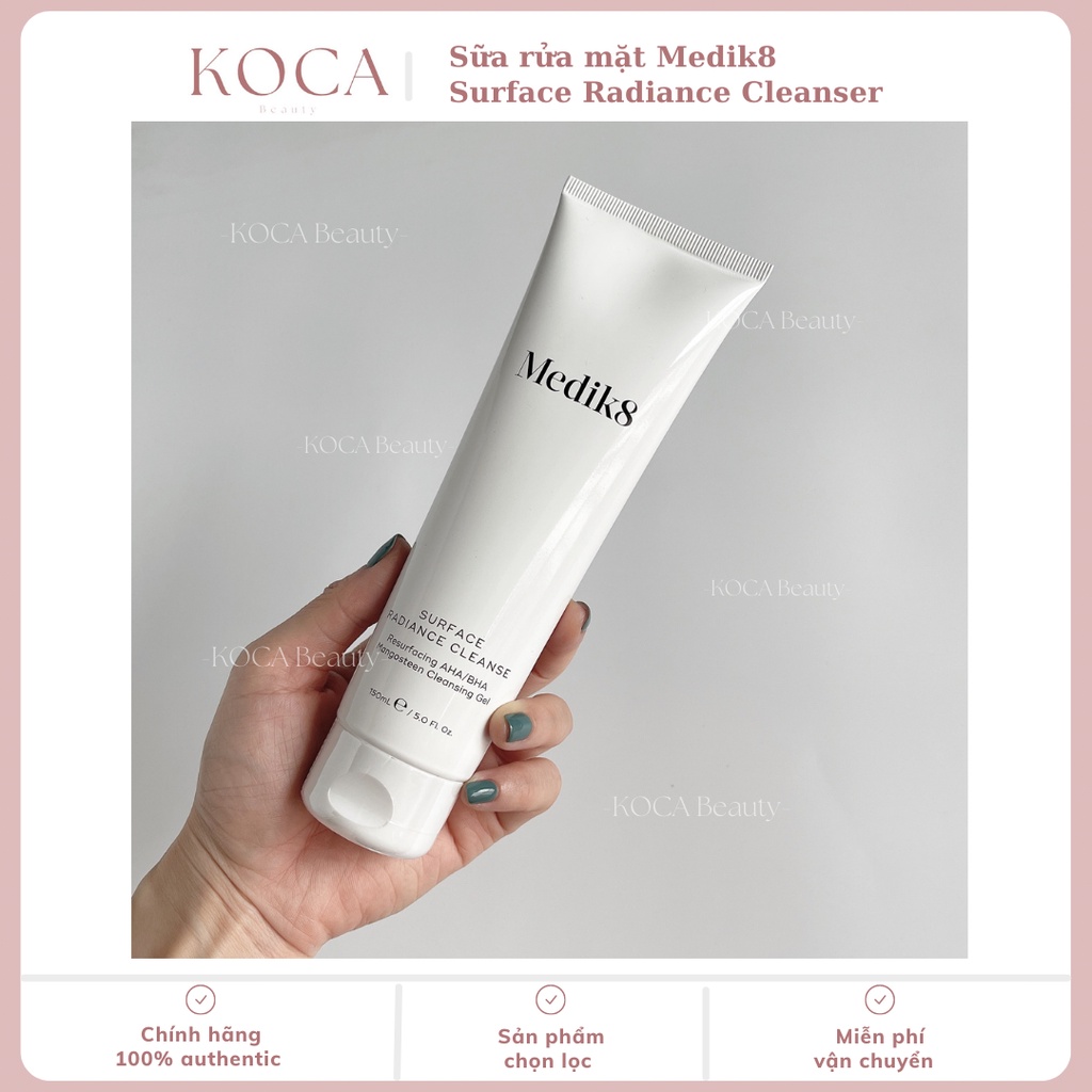 Sữa rửa mặt Medik8 Surface Radiance Cleanser
