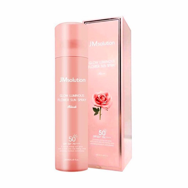 Xịt Chống Nắng Chiết Xuất Hoa Hồng JM Solution Glow Luminous Flower Sun Spray SPF 50+ PA++++