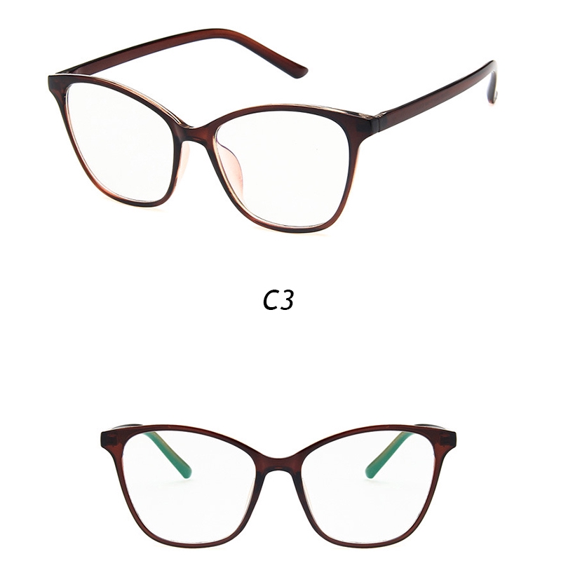 Mắt Kính Gọng To Hình Mắt Mèo Thời Trang Cho Nữ