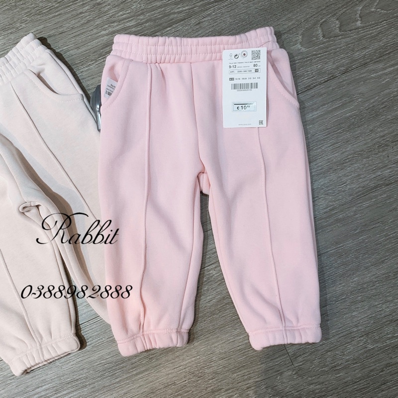 Quần nỉ lót lông Zara