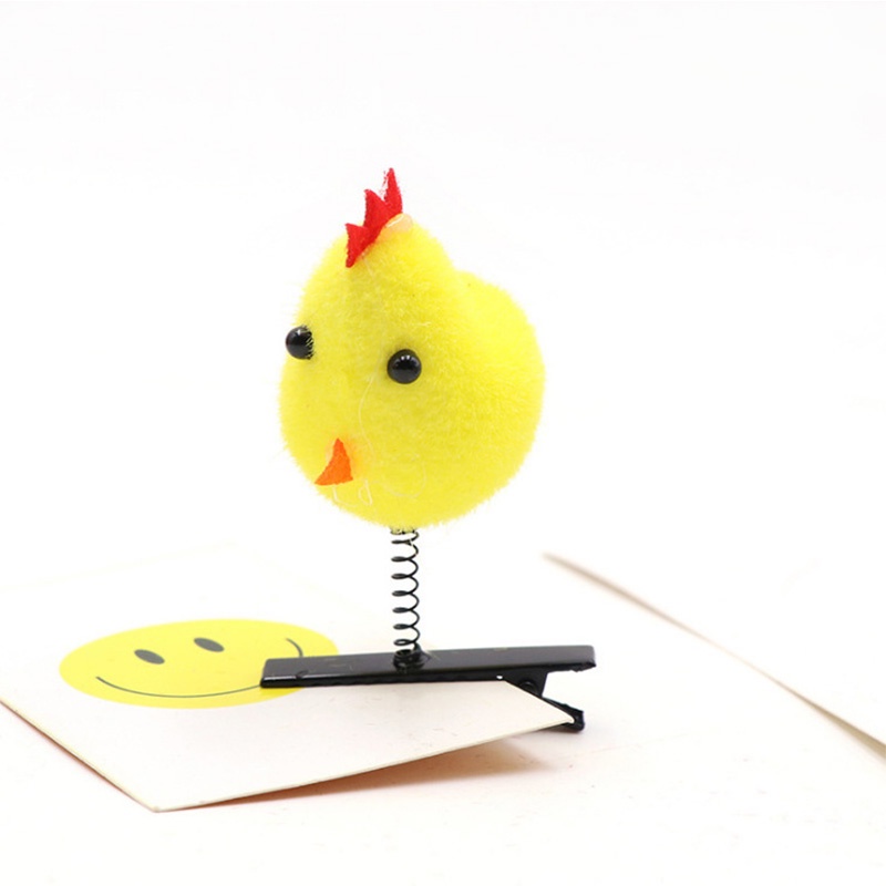 Kẹp tóc trang trí thú bông dễ thương cho nữ